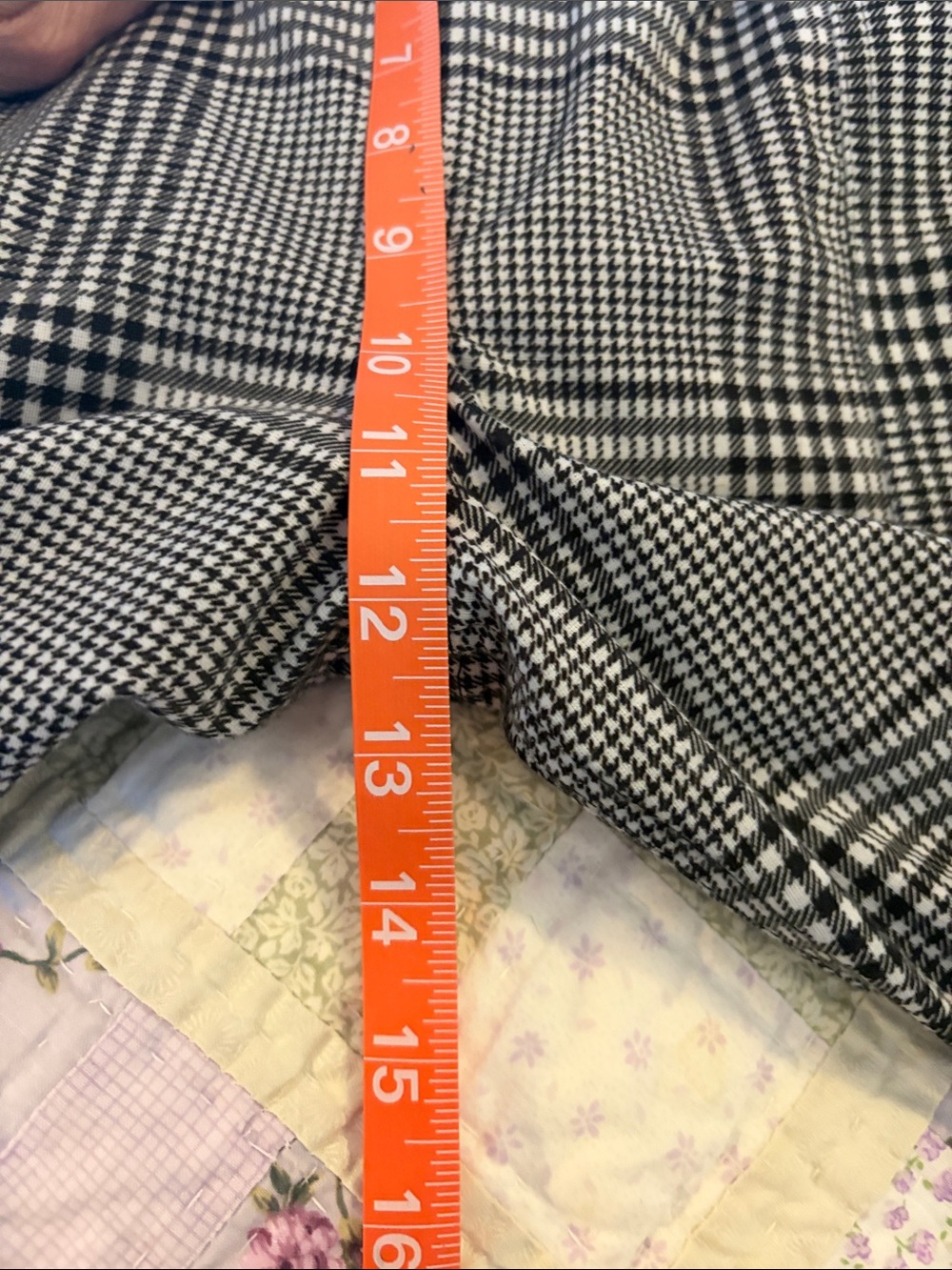 Vylette Plaid Tie Waist Ankle Dress Pants – Juniors 13 - Picture 10 of 11